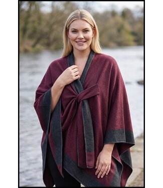 merkloos Rot Poncho