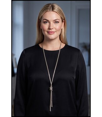 merkloos Zilveren Ketting