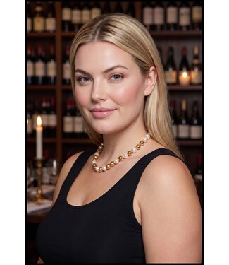 merkloos Weiß Halskette