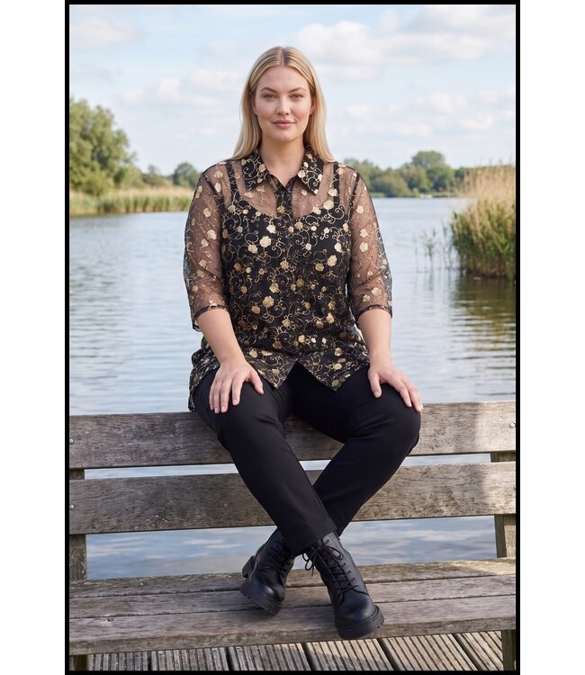 Voile Gouden Blouse