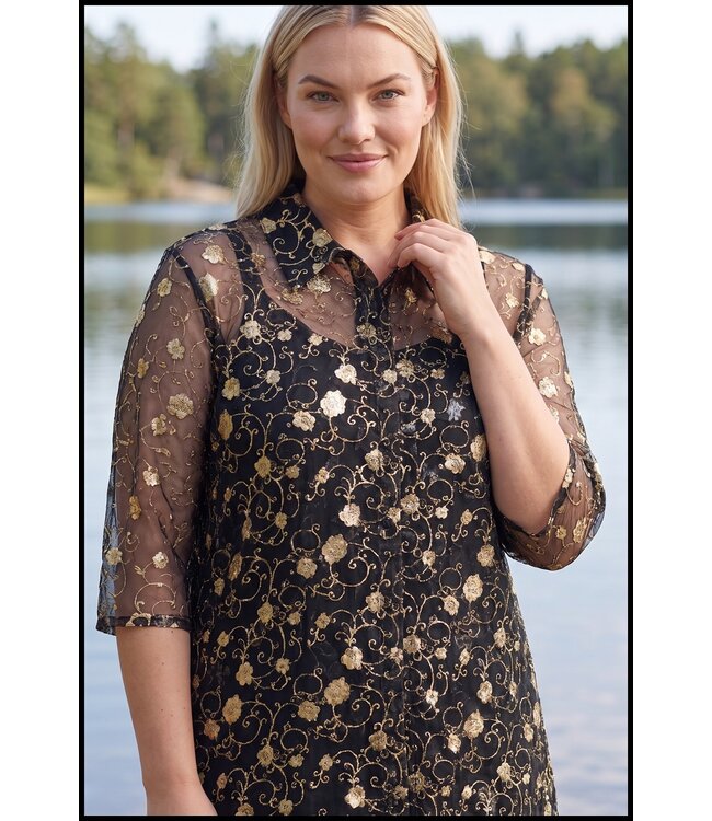 Voile Gouden Blouse