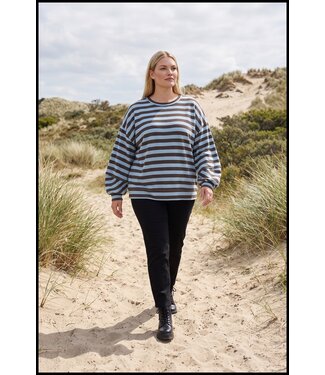 merkloos Blau Sweater