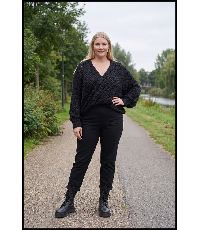 Gave Wijde Gebreide Trui