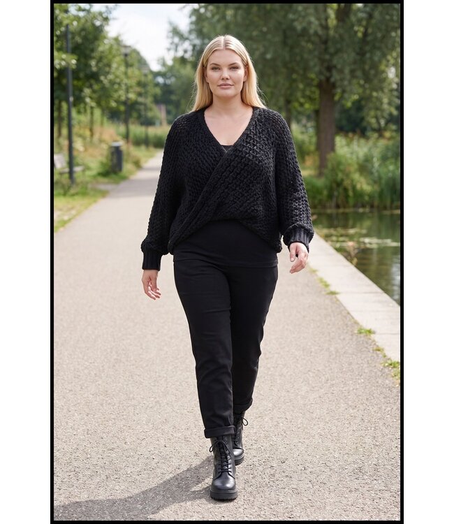 Gave Wijde Gebreide Trui