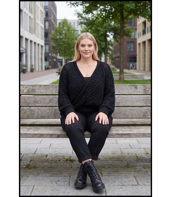 Gave Wijde Gebreide Trui
