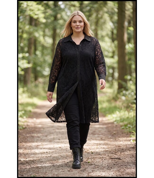 Black Magna Blouse