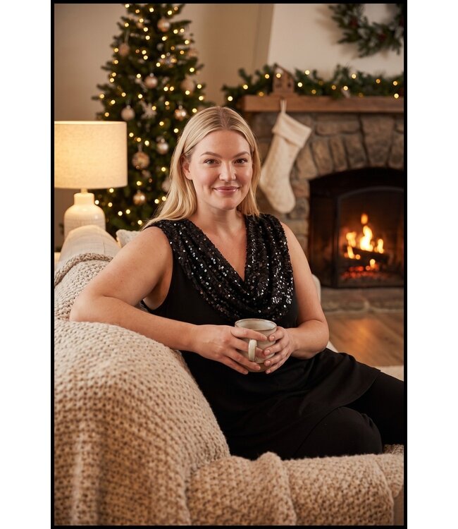 Waterval Pailletten Magna Tuniek