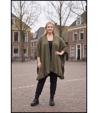 merkloos Ruches Poncho