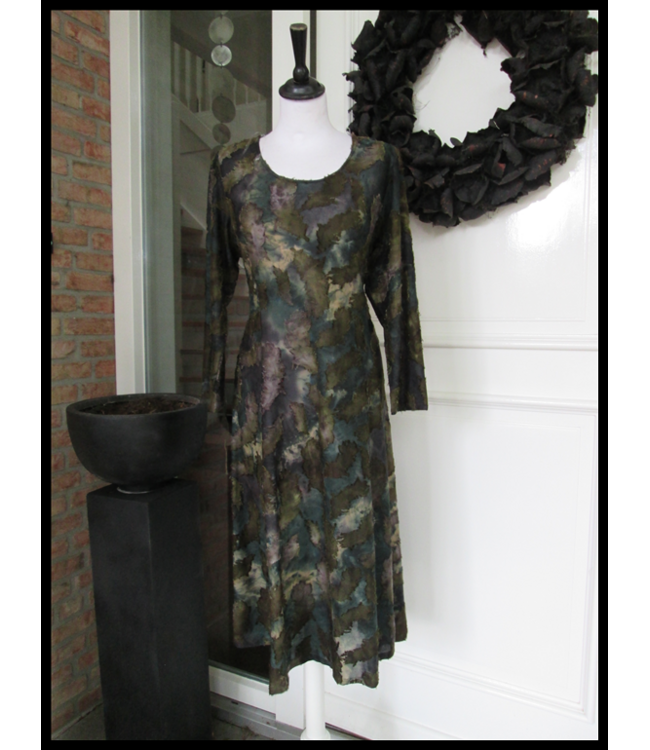 Grün Magna Kleid
