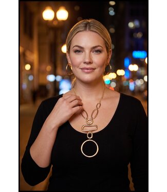 merkloos Tweedelige Ketting