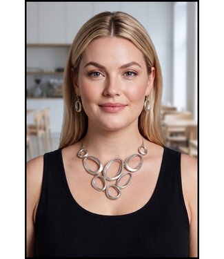 merkloos Zilveren Ketting