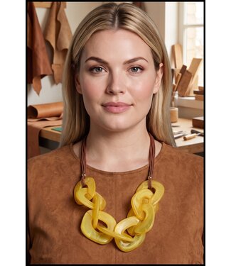 merkloos Yellow Necklet