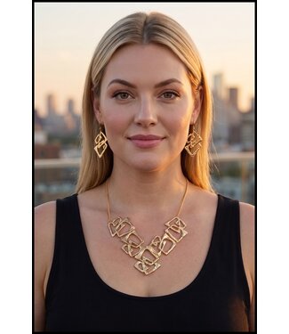 merkloos Tweedelige Ketting