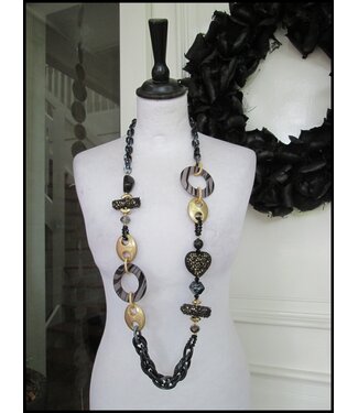 merkloos Aparte Details Ketting