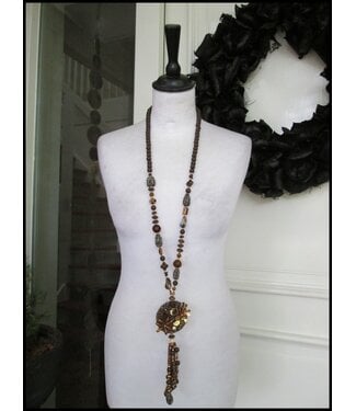 merkloos Brown Necklet