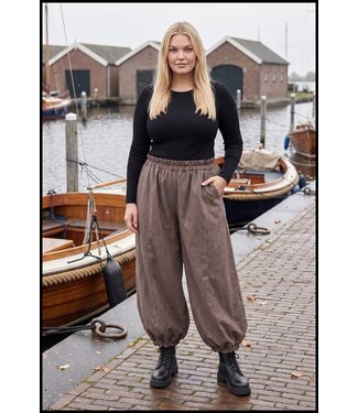 merkloos Braun Jeans