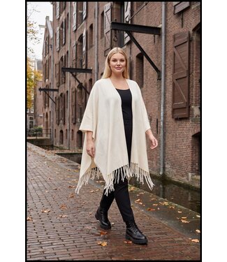 merkloos Braun Poncho