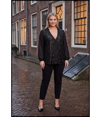 merkloos Black Blouse
