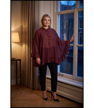 merkloos Red Blouse