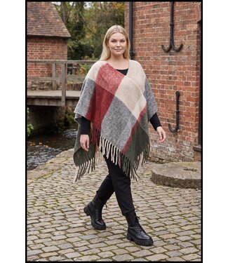 merkloos Brown Poncho