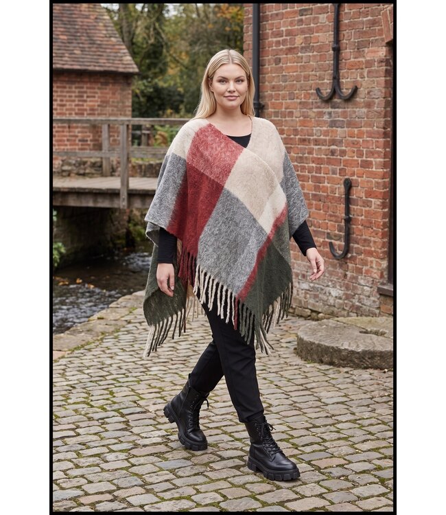 Aparte poncho/sjaal