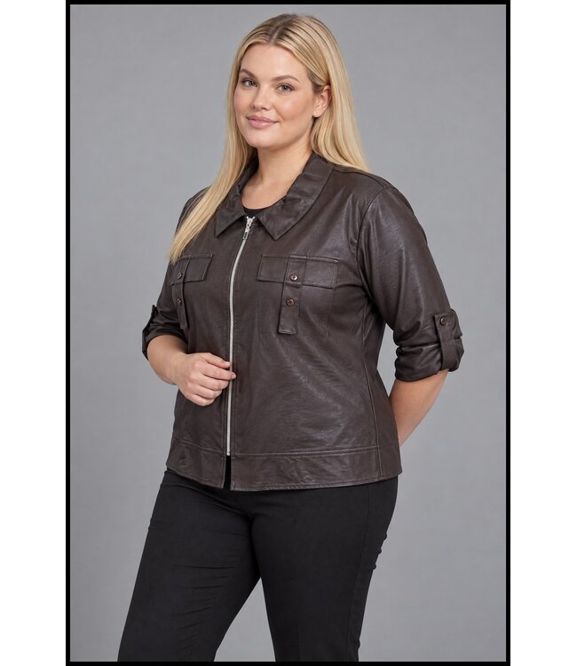Te Gek Leatherlook Magna Jasje