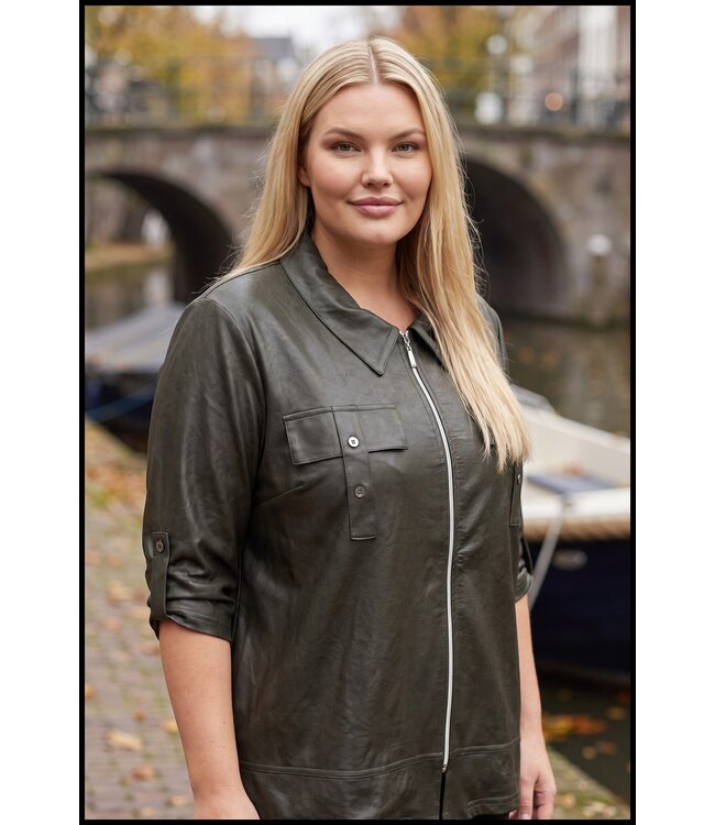 Te Gek Leatherlook Magna Jasje