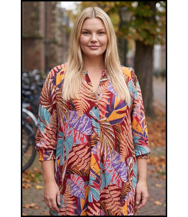 Rot Magna Bluse