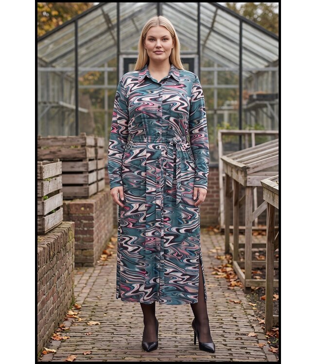 Blau Magna Kleid