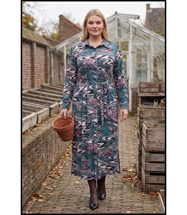 Blau Magna Kleid
