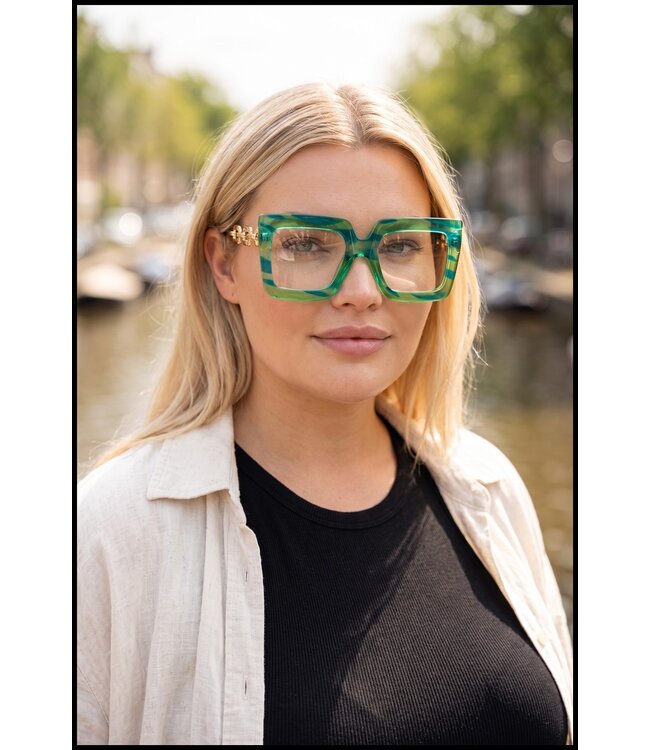 Grün Brille