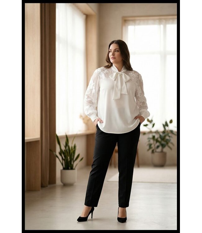 Weiß Bluse