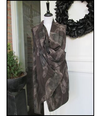 merkloos Braun Tunika