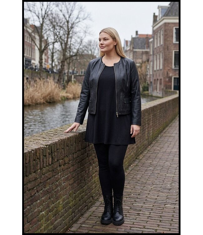 Schwarz Magna Legging