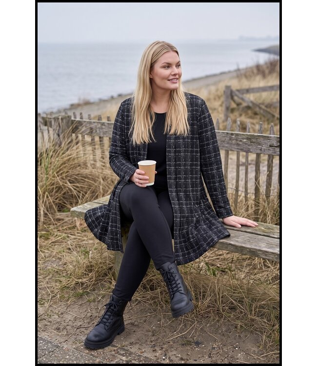 Schwarz Magna Weste