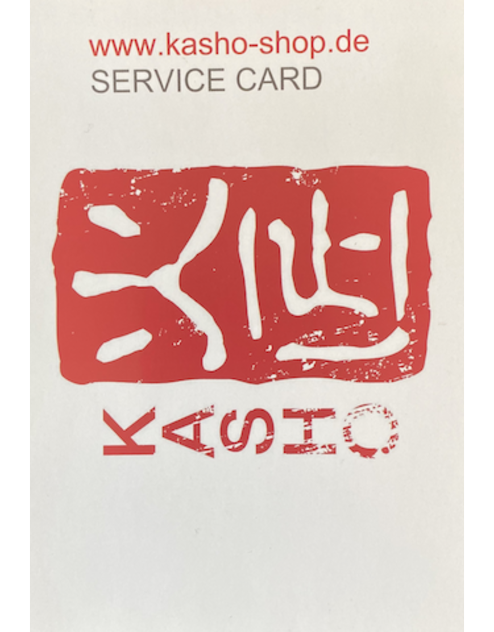 Kasho Made in Japan Kasho Service Card