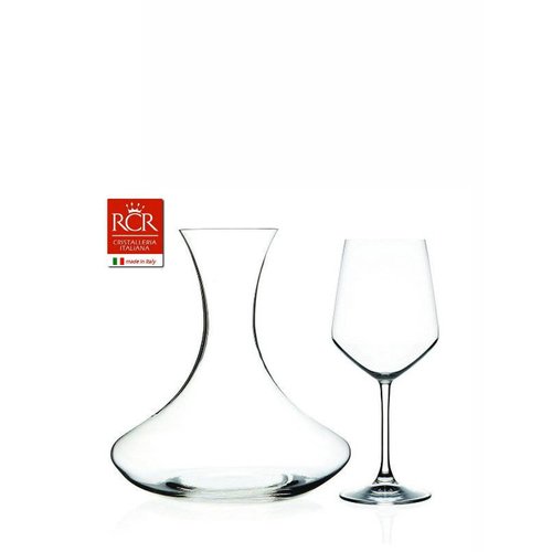 RCR glaswerk Wijnproefset (2 glazen en karaf) ARIA RCR glaswerk Wijnproefset (2 glazen en karaf) ARIA