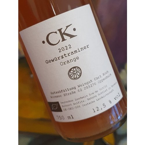 Carl Koch Gewürztraminer Orange trocken 2022 Carl Koch Gewürztraminer Orange trocken 2022