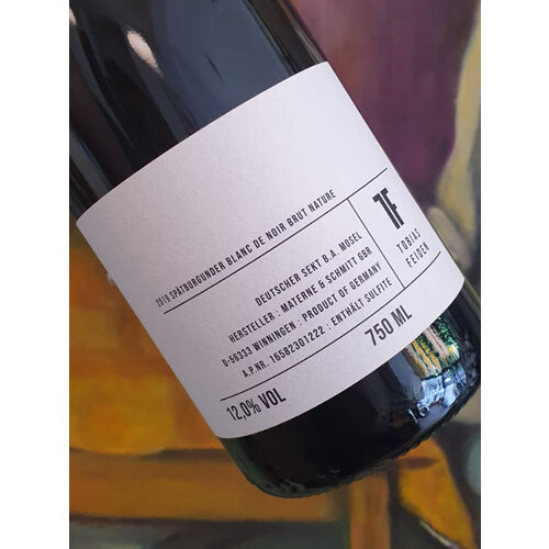 Tobias Feiden Spätburgunder Blanc de Noir Brut Nature 2019