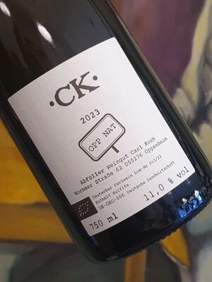 Carl Koch OPP NAT Petnat Riesling & Scheurebe 2023