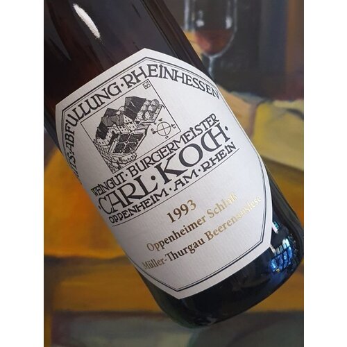 Carl Koch Müller-Thurgau Beerenauslese Oppenheimer Schloss 1993