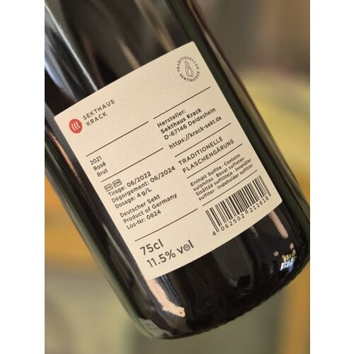 Krack - Sekthaus in Deidesheim Rosé brut 2021