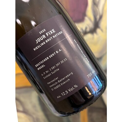 Immich-Batterieberg Riesling Sekt Brut Zero JOUR FIXE 2020