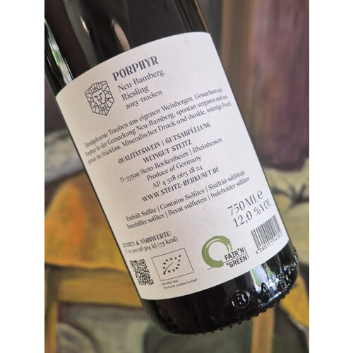 Finn Steitz Porphyr Neu-Bamberger Riesling trocken 2023
