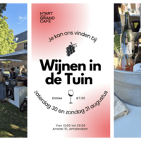 Wijnen in de tuin 30/31 aug @ H'ART Museum