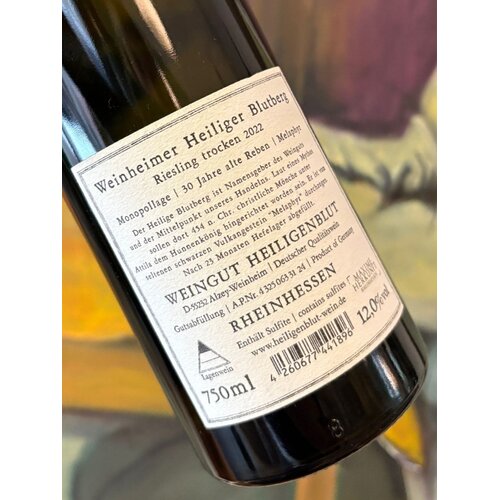 Heiligenblut Weinheimer Heiliger Blutberg Riesling trocken 2022