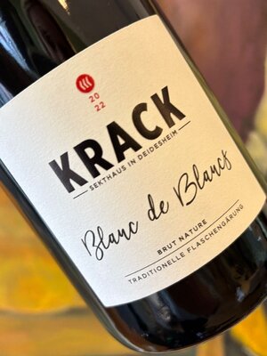 Krack - Sekthaus in Deidesheim Blanc de Blancs brut nature 2022 Krack - Sekthaus in Deidesheim Blanc de Blancs brut nature 2022