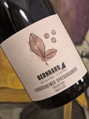 Bernhard Vendersheimer Spätburgunder 2021