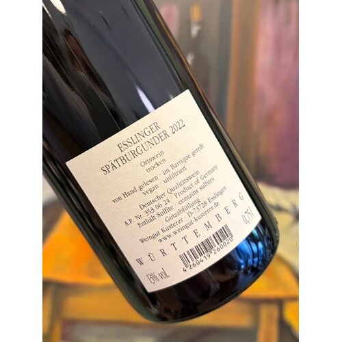 Kusterer Esslinger Spätburgunder 2022