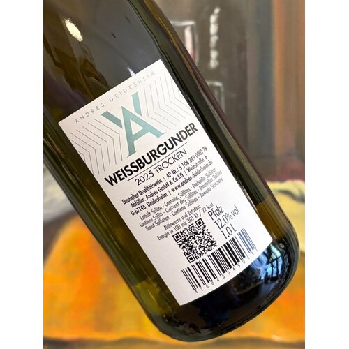 Michael Andres Weissburgunder trocken (liter) 2025